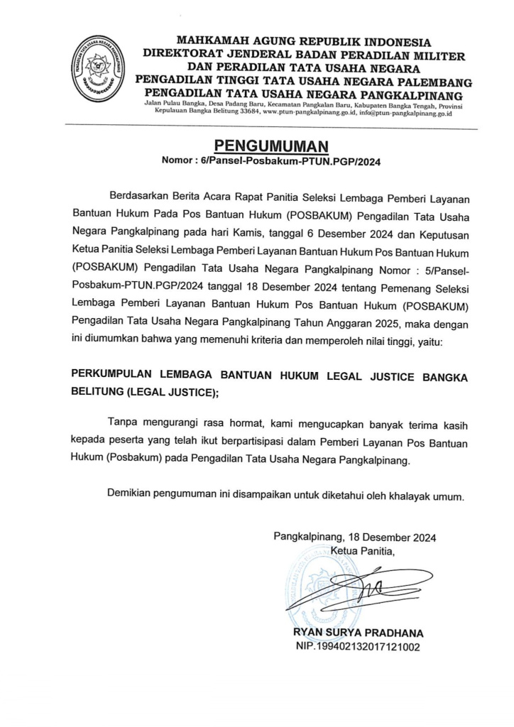 PENGUMUMAN HASIL SELEKSI POSBAKUM PTUN PANGKALPINANG TA 2025.jpg