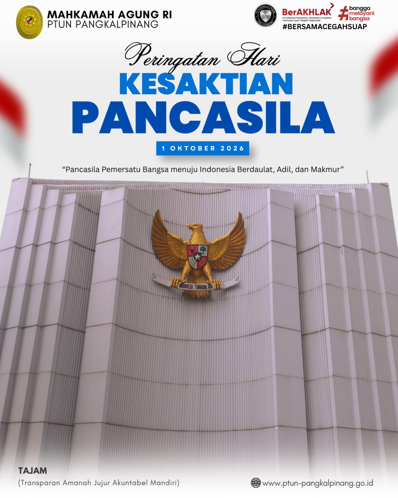 SELAMAT HARI KESAKTIAN PANCASILA