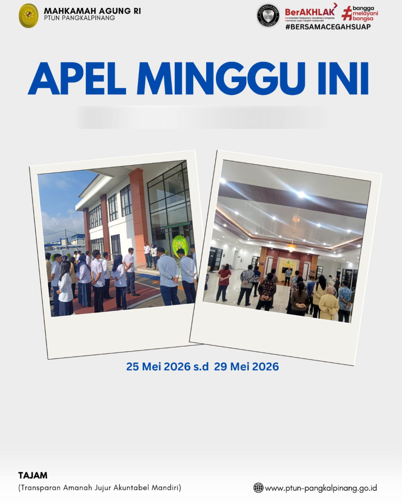 GIAT SEPEKAN PTUN PANGKALPINANG (25–29) MEI 2026